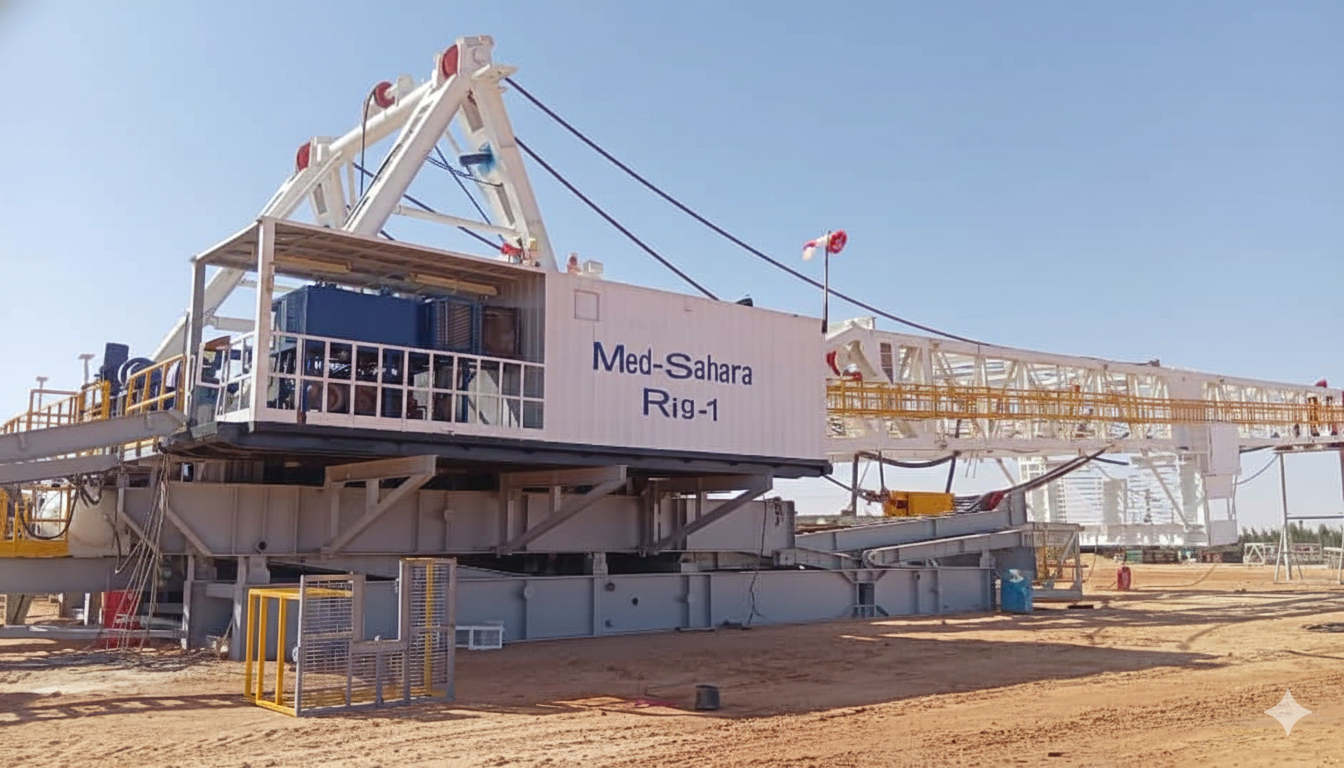 Med-Sahara Rig Close-up